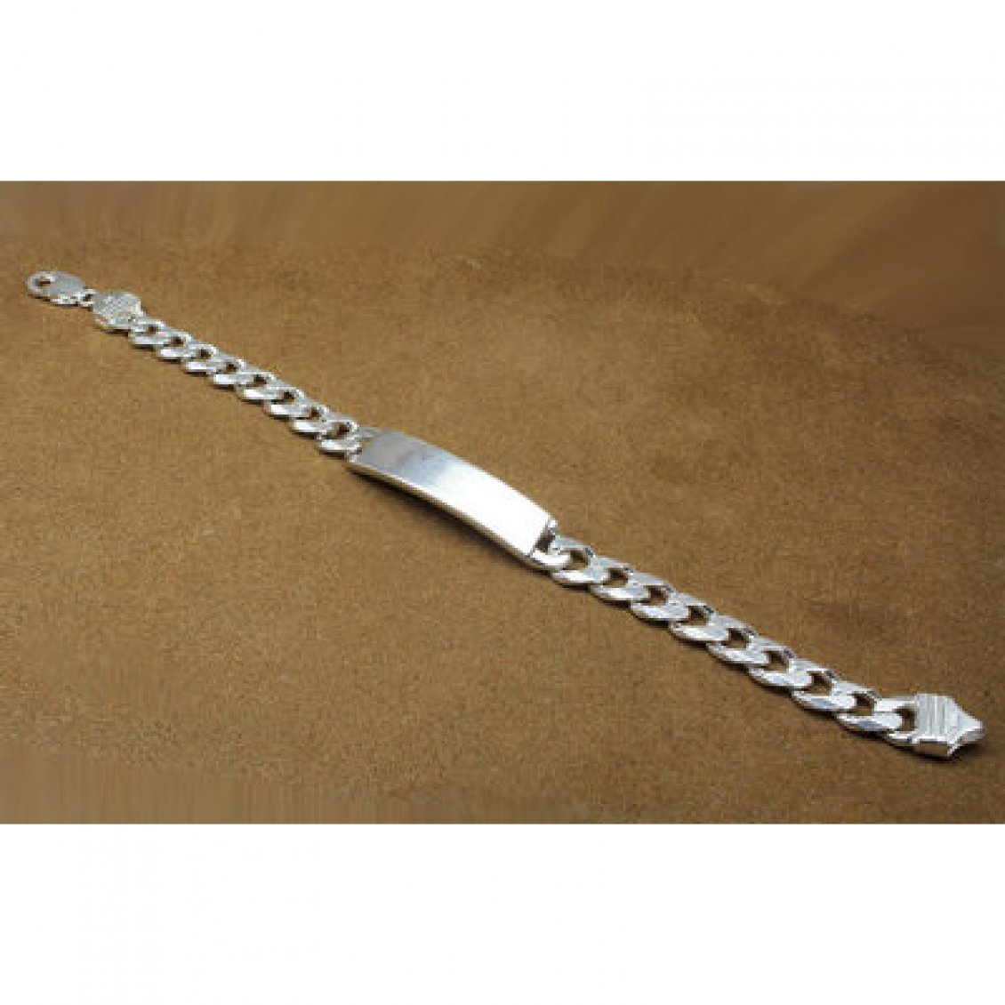 Pure Silver Bracelet Men - Chaandi Bracelet (9 Inch)